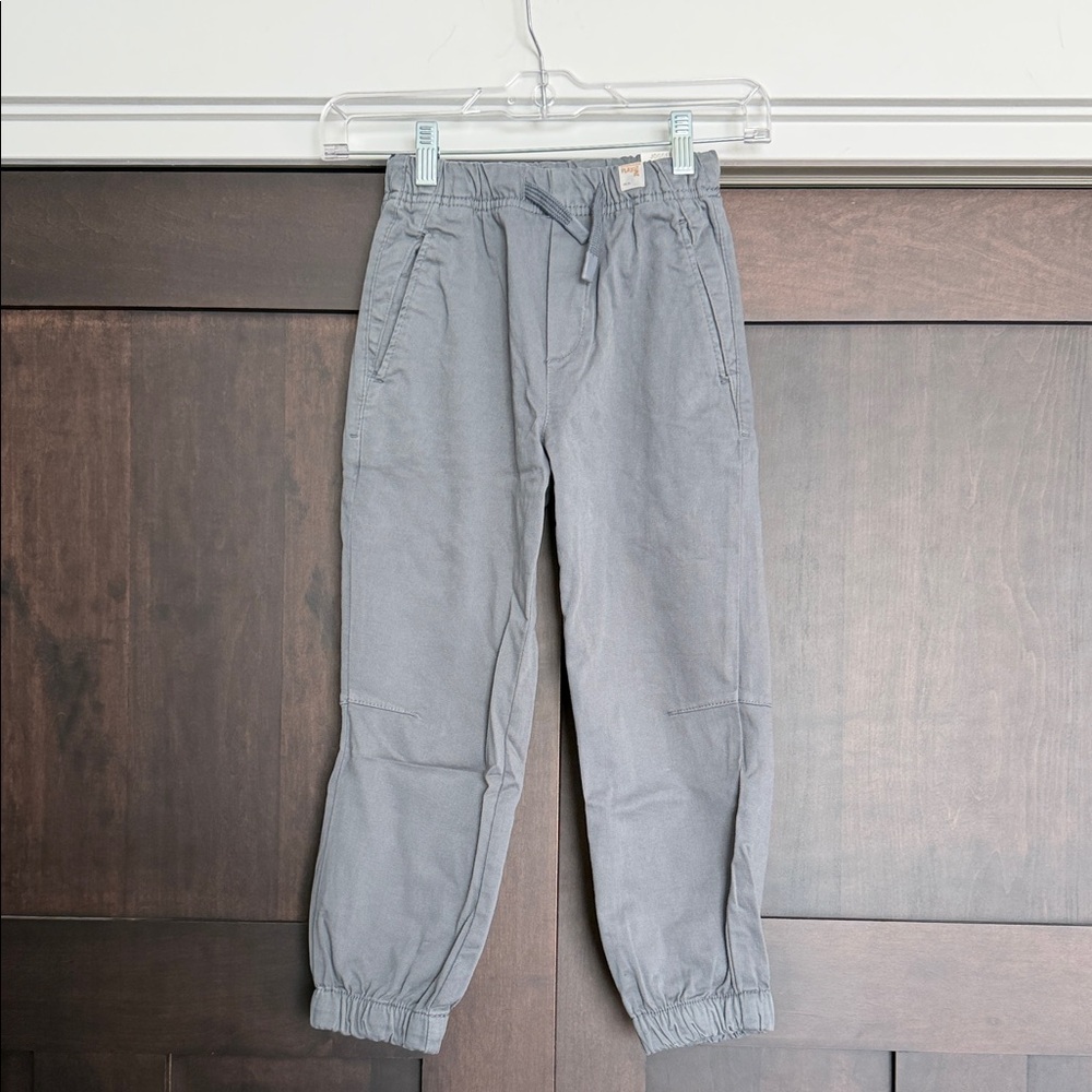 Zara Kids Endless Play Time Gray Chino Jogger Pant Size 6/7